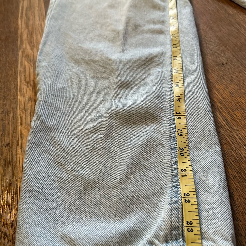 Empyre Light Wash Loose Fit 100% Cotton Jeans Women’s Size 26 - Picture 11 of 13
